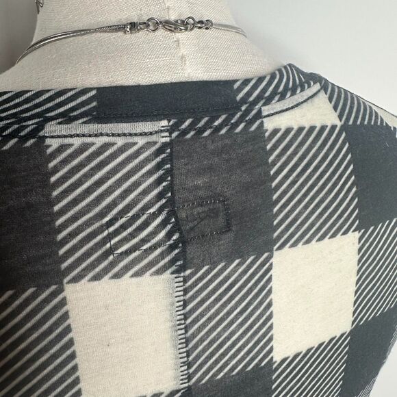 rag & bone tissue black and white check long-sleeve top - Picture 5 of 8